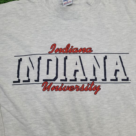 Vintage Indiana University Shirt Womens Large 22x26 Gray - Picture 3 of 14